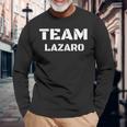 ラザロが好きな人のためのチームラザロ服 長袖Tシャツ 高齢者への贈り物