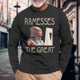 ラムセス2世 長袖Tシャツ 高齢者への贈り物