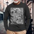 ルーカス・クラナッハによる人狼の攻撃 ゴシック グランジー オカルトアート 長袖Tシャツ 高齢者への贈り物