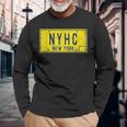 レトロ オールドスクール ニューヨーク ハードコア Nyhc パンクロックミュージック Nyc 長袖Tシャツ 高齢者への贈り物