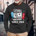 レベル 11 アンロック 素晴らしい 2014 11歳の誕生日 男の子 ビデオゲーム 長袖Tシャツ 高齢者への贈り物