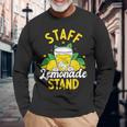 レモネードスタンド スタッフ レモネードスタンド Ceo レモネードメーカー 長袖Tシャツ 高齢者への贈り物
