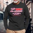 ロムニー大統領 2024 長袖Tシャツ 高齢者への贈り物