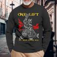 ワンリフトでボディビルディングジムワークアウトトレーニングをすべて支配。 長袖Tシャツ 高齢者への贈り物