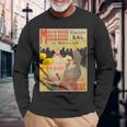 ヴィンテージポスター トゥールーズロートレック レトロtシャツ 長袖Tシャツ 高齢者への贈り物