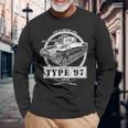 九七式中戦車 長袖Tシャツ 高齢者への贈り物