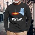 公式ライセンス。 Nasaシグナスブラックホールスペースギフト 長袖Tシャツ 高齢者への贈り物