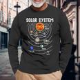 太陽系惑星科学宇宙キッズギフト 長袖Tシャツ 高齢者への贈り物