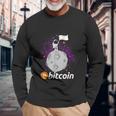 当社が信頼するビットコイン 長袖Tシャツ 高齢者への贈り物