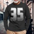 数字 35 サーティファイブ 長袖Tシャツ 高齢者への贈り物