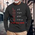 数学 Love Is All You Need グラフ数学教師 長袖Tシャツ 高齢者への贈り物