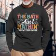 数学は数学じゃない仕事を見せて面白い数学教師 長袖Tシャツ 高齢者への贈り物