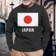 日本国旗シャツ 長袖Tシャツ 高齢者への贈り物
