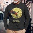 月世界旅行 1902 サイレント映画 クラシック映画 ヴィンテージ A Trip To The Moon Movie 長袖Tシャツ 高齢者への贈り物