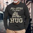 柔術ファイター Its How I Hug 長袖Tシャツ 高齢者への贈り物