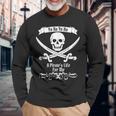 海賊tシャツ メンズ レディース キッズ ヨー・ホー A Pirate's Life For Me 長袖Tシャツ 高齢者への贈り物
