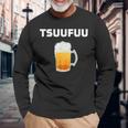 痛風 ビール 自虐 デブ ウケる ギフト ロゴ 面白 ジョーク おもしろ ネタ オリジナル 長袖Tシャツ 高齢者への贈り物