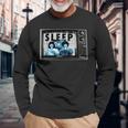私たちのお気に入りの1980年代映画「Sleep They Live」からの引用 長袖Tシャツ 高齢者への贈り物