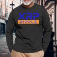 私のxrpリップル暗号通貨 長袖Tシャツ 高齢者への贈り物