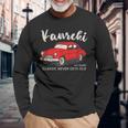 還暦祝い 車好き 父 男性 レトロ クラシックカー60歳 Classic Never Gets Old 長袖Tシャツ 高齢者への贈り物