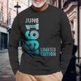 限定版 1961年6月 1961 ヴィンテージ 1961 レトロ クール 1961 長袖Tシャツ 高齢者への贈り物