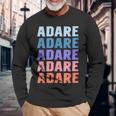 面白いギフトネーム Adare 名前入り 長袖Tシャツ 高齢者への贈り物