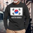 韓国 韓国の国旗 長袖Tシャツ 高齢者への贈り物
