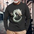 龍人 龍神 ドラゴンモチーフ 神話芸術 龍神竜 長袖Tシャツ 高齢者への贈り物