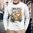3Rd Birthday Young Wild And Three Safari 3 Year Old Long Sleeve T-Shirt Gifts for Old Men