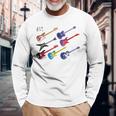 All Guitars Matters-エレキギターブルースジャズファンクロック 長袖Tシャツ 高齢者への贈り物