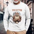 Alpha Wolf I 'Ll Protect You Kitten No Matter What Dominance 長袖tシャツ 長袖Tシャツ 高齢者への贈り物