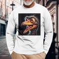 Archaeopteryx シャツ 面白い Dinousar ジュラシックプレデターファン 長袖Tシャツ 高齢者への贈り物