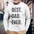 Best Dad Ever シャツ Daddy 父の日 長袖Tシャツ 高齢者への贈り物