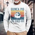 Best モルモット Dad ヴィンテージモルモット 長袖Tシャツ 高齢者への贈り物