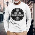 Burtonバートン ファミリーリユニオン 私たちのルーツは強い木 長袖Tシャツ 高齢者への贈り物