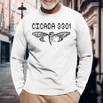 Cicada 3301 シャツ 面白い Cicadas Computer Geek 長袖Tシャツ 高齢者への贈り物
