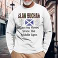 Clan Buchan Tartancottish Family Namecotland Pride 長袖Tシャツ 高齢者への贈り物