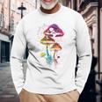 Colorful Minimalic Drippingkull 長袖tシャツ 長袖Tシャツ 高齢者への贈り物