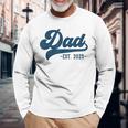 Dad Est 2025 Dad To Be New Dad 長袖Tシャツ 高齢者への贈り物