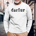 Darfur Africa 長袖Tシャツ 高齢者への贈り物