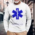Emstar Of Life 救急医療サービス Emt Paramedic 長袖Tシャツ 高齢者への贈り物