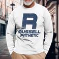 Russell Pathetic Unathletic プットダウン&インシュルト 長袖Tシャツ 高齢者への贈り物