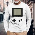 Gameboy オリジナルゲーマー 面白いオタクビデオゲームシャツ 長袖Tシャツ 高齢者への贈り物