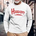 Heaven ビンテージスタイル 長袖Tシャツ 高齢者への贈り物