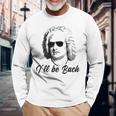 I'll Be Bach バッハ 音楽 クラシック 面白い 格言 長袖Tシャツ 高齢者への贈り物