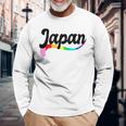 Japan ゲイ プライド Lgbtqi クィア 愛 東京 日本 ニッポン 長袖Tシャツ 高齢者への贈り物