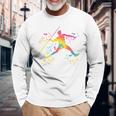 Javelin Throwe Colorsplash キッズ やり投げ 長袖Tシャツ 高齢者への贈り物