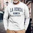 La Honda カリフォルニア Ca ビンテージ アスレチック スポーツデザイン 長袖Tシャツ 高齢者への贈り物