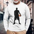 The Legend Basketballlam Dunk For The Basketball Lovers 長袖Tシャツ 高齢者への贈り物