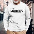 The Lightning The Thunder 面白いカップルマッチング 長袖Tシャツ 高齢者への贈り物